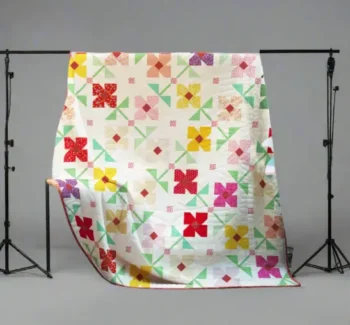 mothers flowers baby quilt pattern