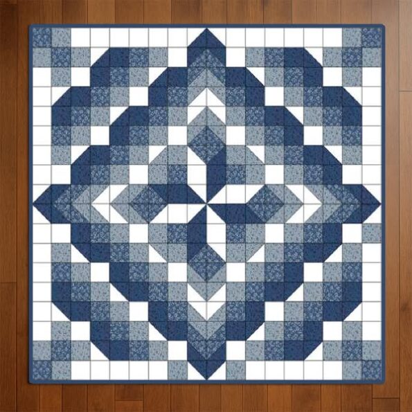 nana flower baby quilt pattern