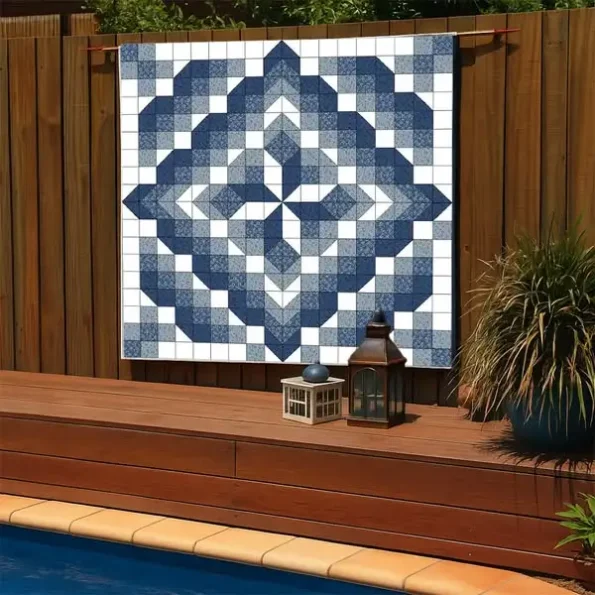 flower nana baby quilt pattern