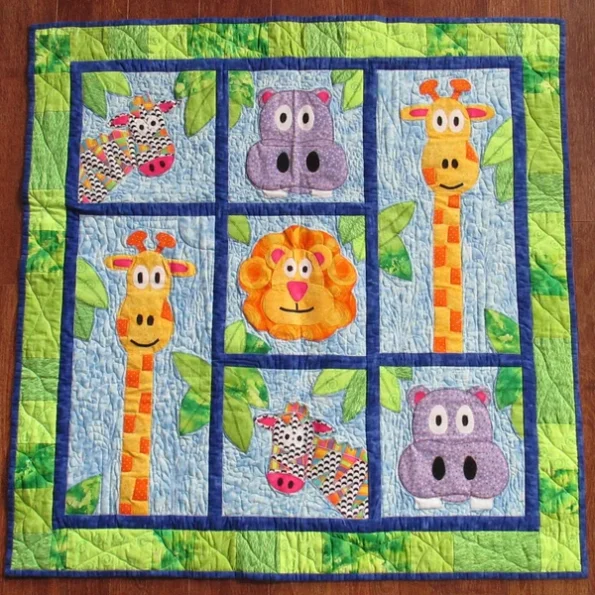 zoo baby quilt pattern