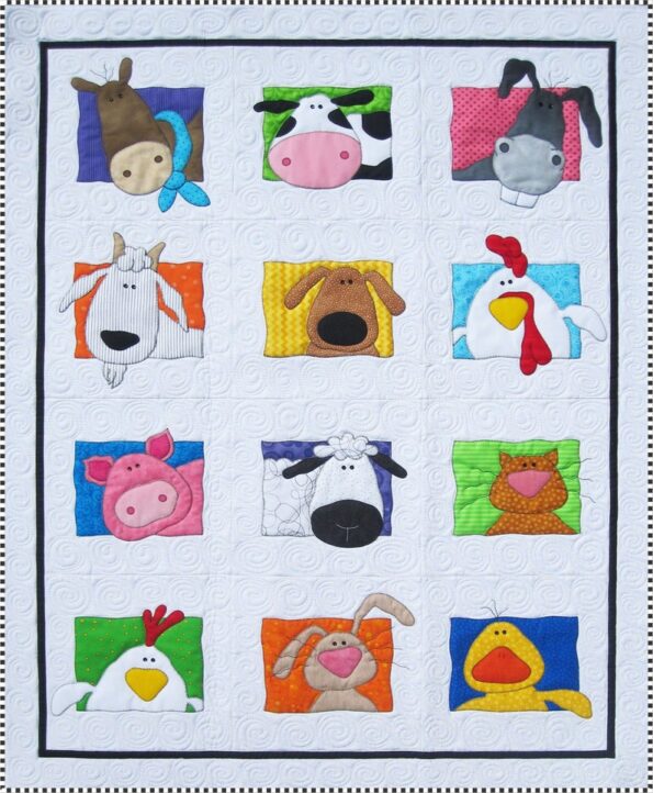 Animal Whimsy baby Quilt Pattern 2