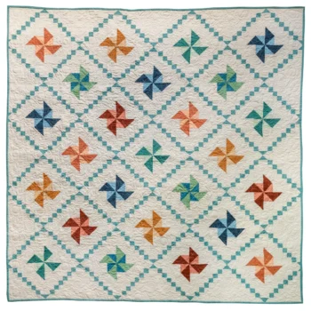 wight pinwheels baby quilt pattern