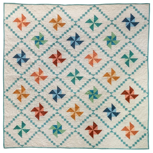 wight pinwheels baby quilt pattern
