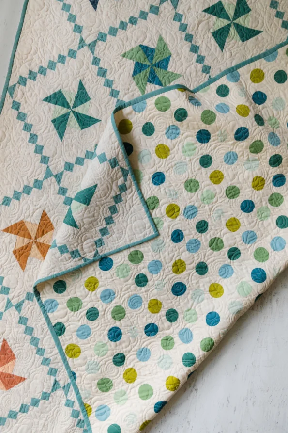 pinwheels baby quilt pattern