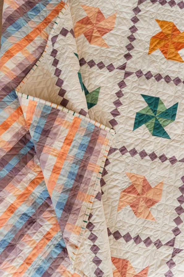 pinwheels baby quilt pattern