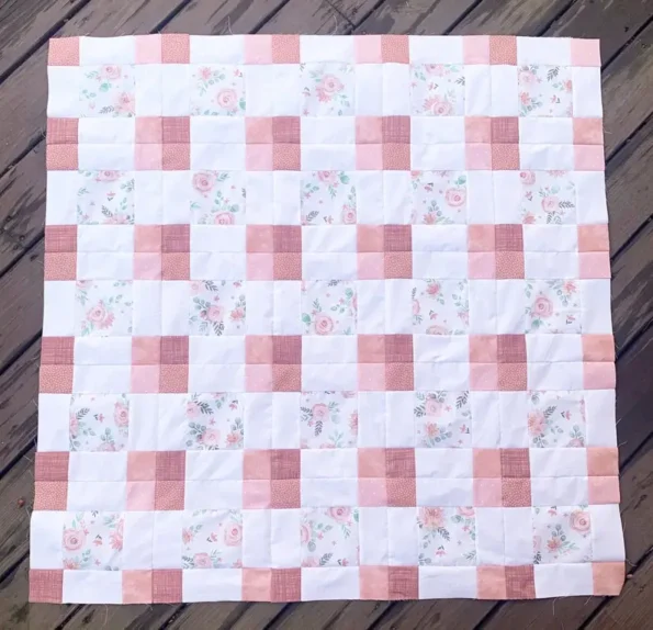 Floral Squares Quilt Pattern