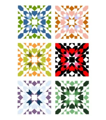 Sunburst baby quilt pattern