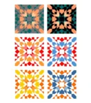 Sunburst baby quilt pattern