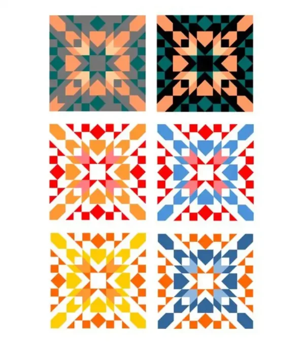 Sunburst baby quilt pattern