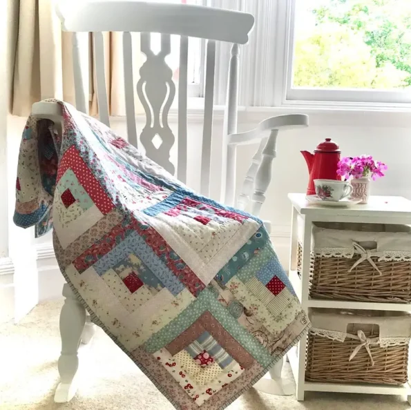 vintage log cabin baby quilt patterns